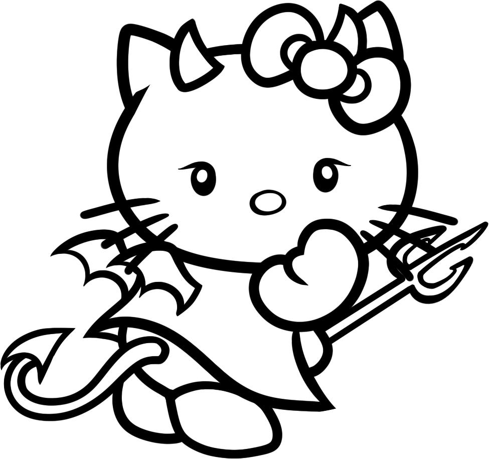 Hello Kitty Teufel innen Hello Kitty Zeichnung