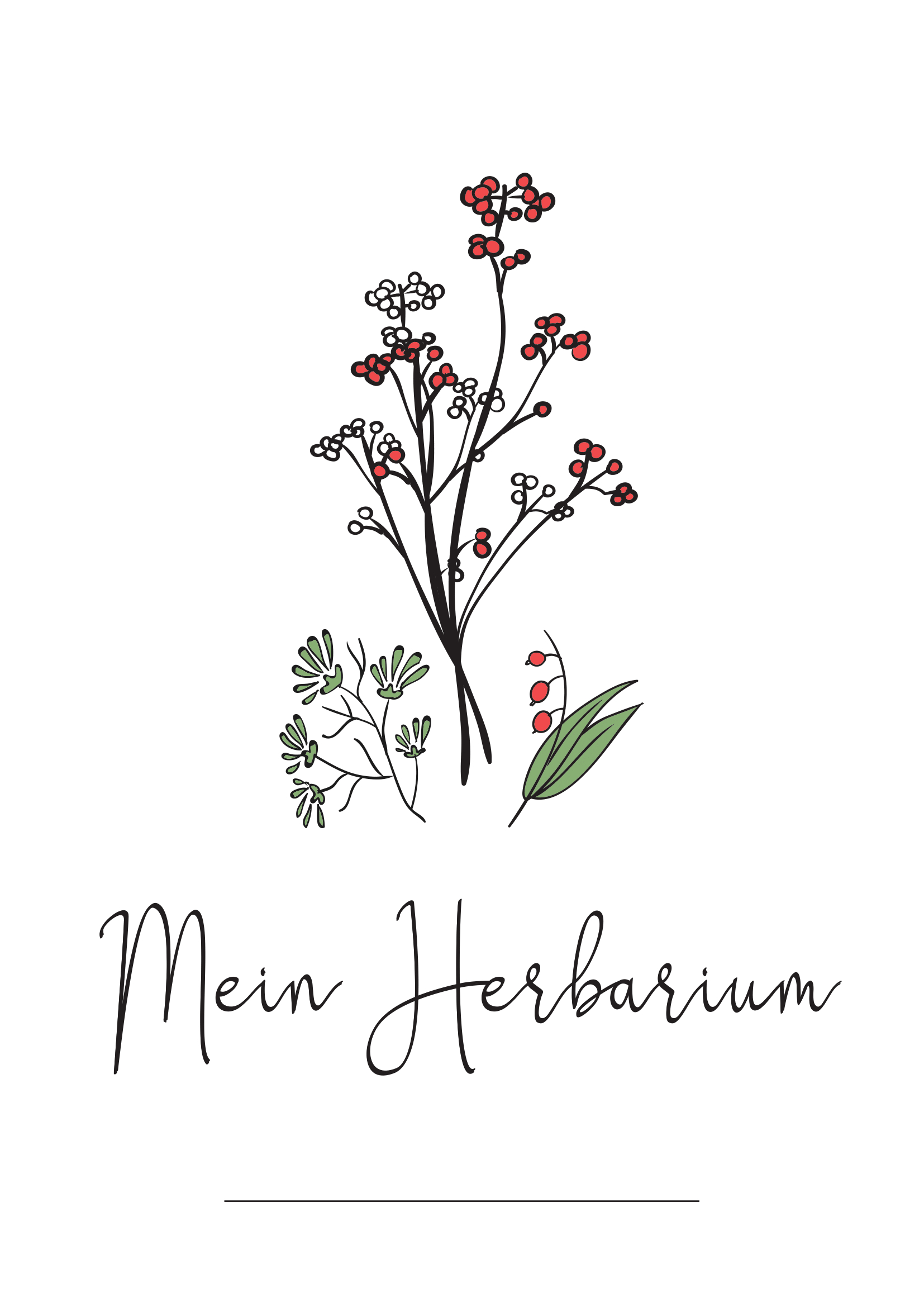 Herbarium Deckblatt | Deckblatt Gestalten, Deckblatt Schule bestimmt für Herbarium Beschriftungsvorlage Muster