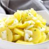 Herzhafter Kartoffelsalat Mit Essig Und Öl bestimmt für Rezept Für Kartoffelsalat Mit Essig Und Öl