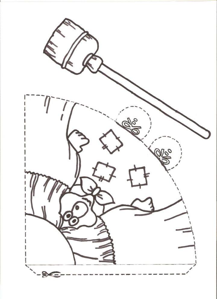 Hexe Zum Basteln | Basteln Frühling Kinder, Basteln mit Hexe Bastelvorlage