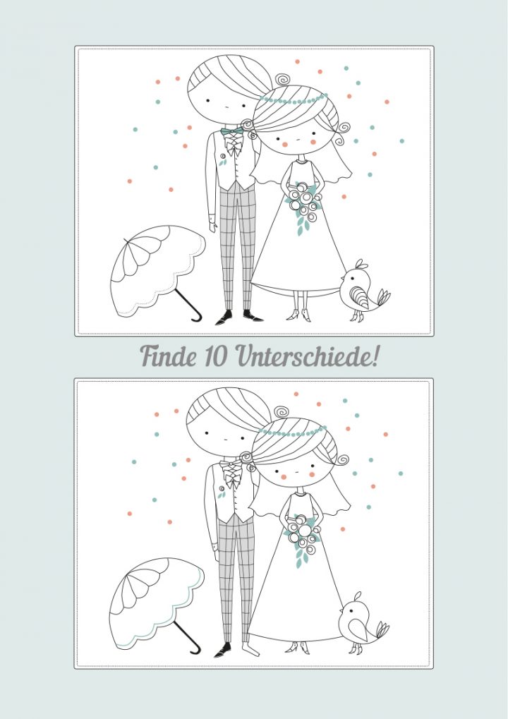 Hochzeitsmalbuch Zum Ausdrucken – Kostenloser Download ganzes Malbuch Hochzeit