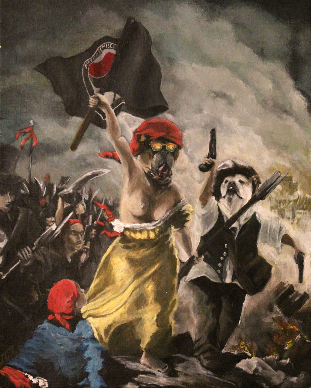 Hommage An Delacroix' : &quot; Die Freiheit Führt Das Volk innen Delacroix Die Freiheit Führt Das Volk