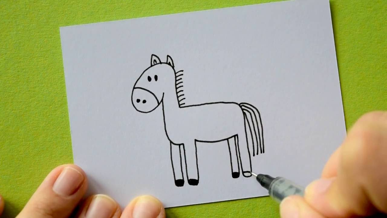 How To Draw A Horse - Or Donkey? verwandt mit Wie Malt Man Ein Pferd