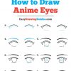 How To Draw Anime Eyes - Really Easy Drawing Tutorial über How To Draw Cartoon Eyes Step By Step