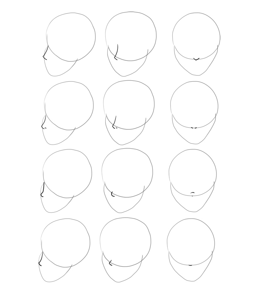 How To Draw Anime Heads And Faces mit How To Draw Anime Nose Step By Step