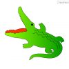 How To Draw Crocodile For Kids Step By Step Drawing Tutorial mit Krokodil Bilder Für Kinder
