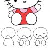 How To Draw Hello Kitty (Mit Bildern) | Einfache Niedliche für Hello Kitty Zeichnen