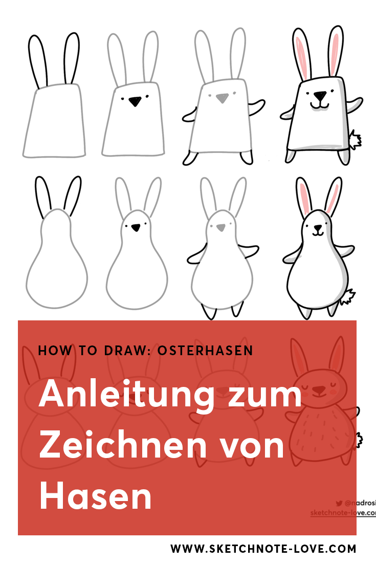 How To Draw: Osterhasen (Mit Bildern) | Osterhase Zeichnen verwandt mit Osterhasen Zeichnen