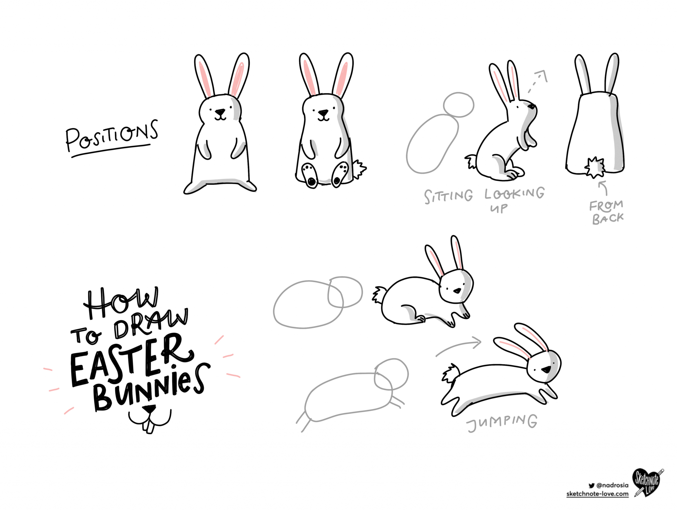 How To Draw: Osterhasen | Ostern Zeichnung mit Osterhasen Zeichnen