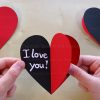 How To Make A Heart Shaped Greeting Card ❤ Diy Mother's Day Gift ❤ mit Muttertagsgeschenke Zum Selber Machen