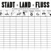 How To Play The Stadt Land Fluss Game (Mit Bildern) | Stadt mit Stadt Land Fluss Vorlagen Zum Ausdrucken