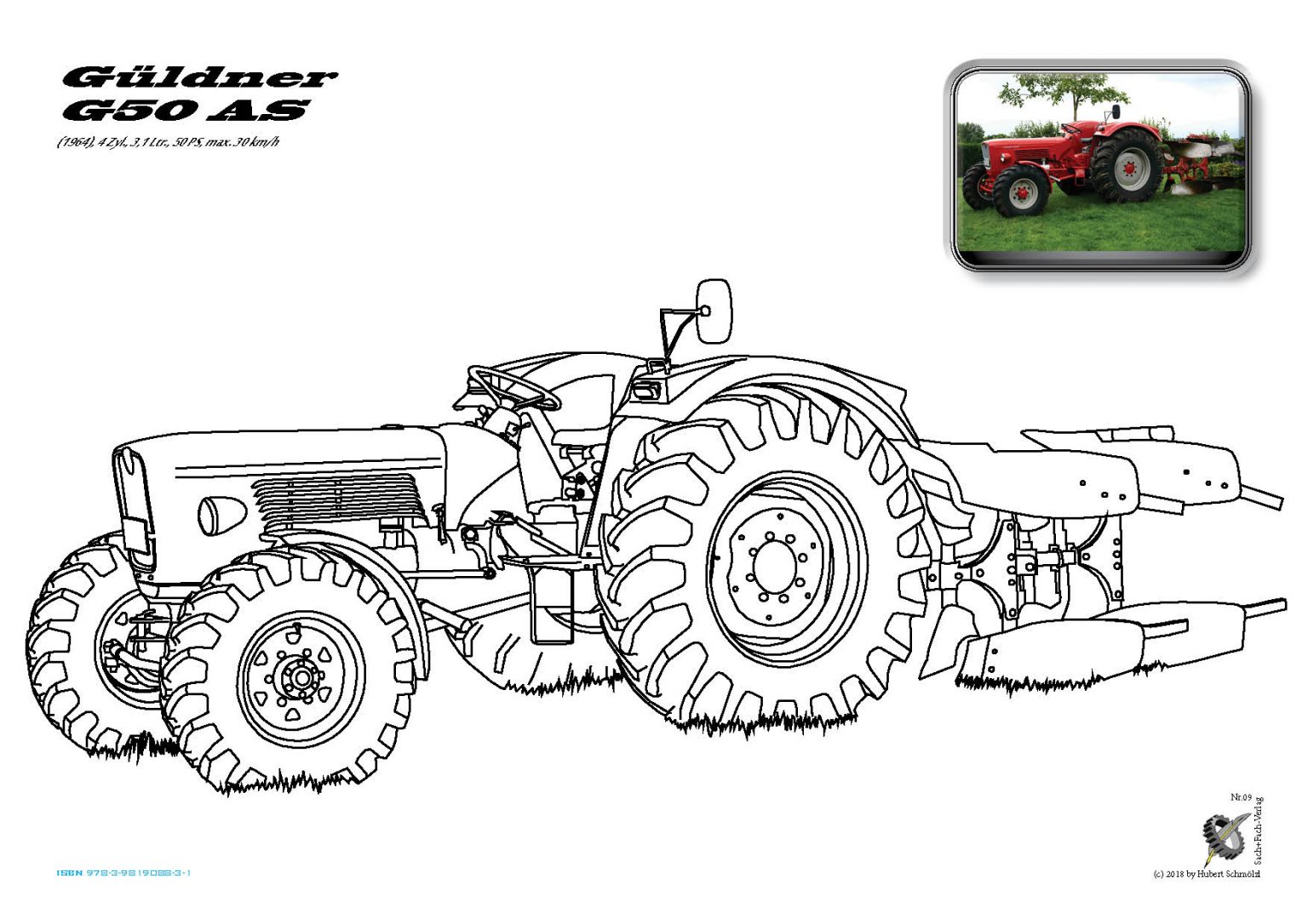 Malbuch Traktor - kinderbilder.download | kinderbilder.download