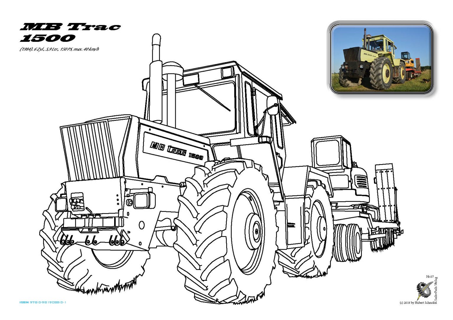 Malbuch Traktor - kinderbilder.download | kinderbilder.download