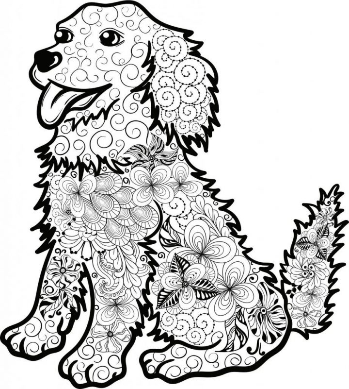 Hunde Mandala Als Pdf Zum Kostenlosen Runterladen bei Tier Mandalas