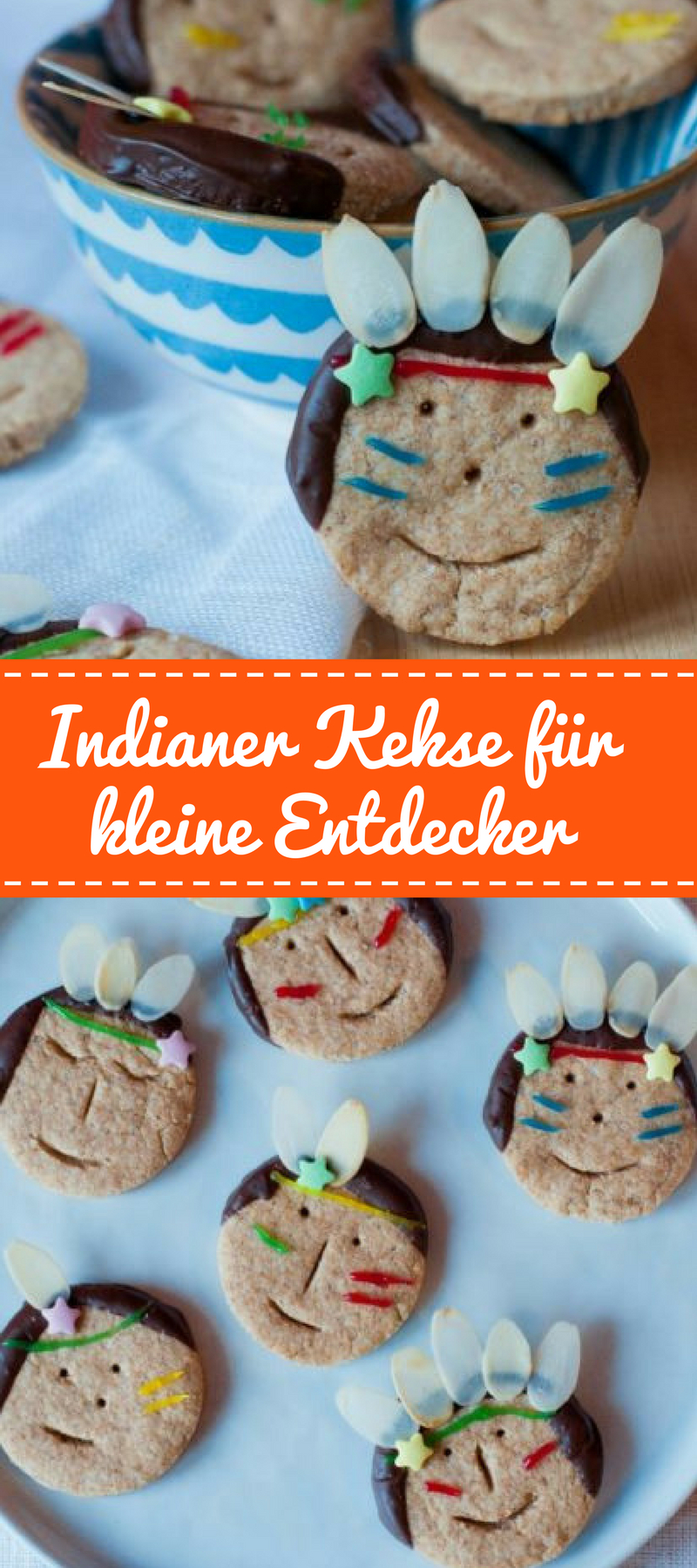 Indianer-Kekse Für Kleine Entdecker | Partyessen Kinder innen Ideen Indianerfest Kindergarten