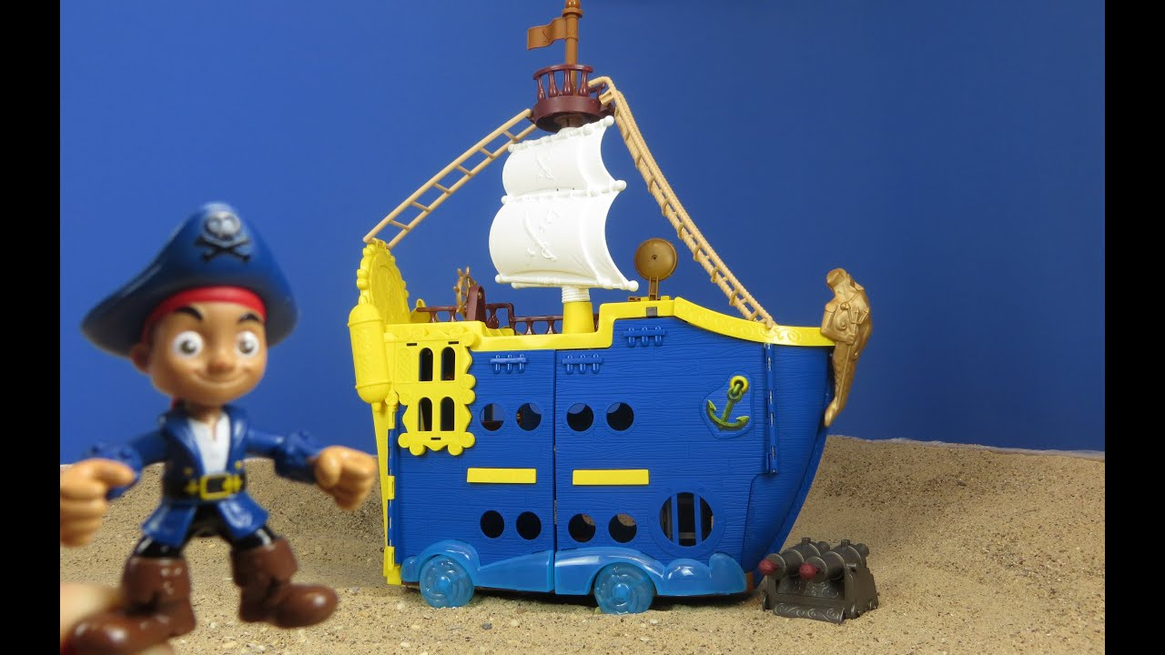 Jake Und Die Nimmerland Piraten Unboxing Deutsch: Magnus Colossus  Piratenschiff mit Jake Und Die Nimmerland Piraten Magnus Colossus
