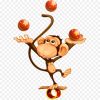 Jonglieren Zirkus Affe Royalty-Free - Vektor Kleinen Affen innen Affe De Kostenlos