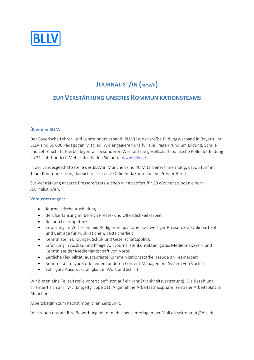 Journalist M/w/d - Aktuelle Jobs - Jobs - Newsroom.de in Stellenangebote Diplom Pädagoge