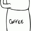 Kaffeetasse Ausmalbild &amp; Malvorlage (Comics) über Malvorlage Kaffeetasse