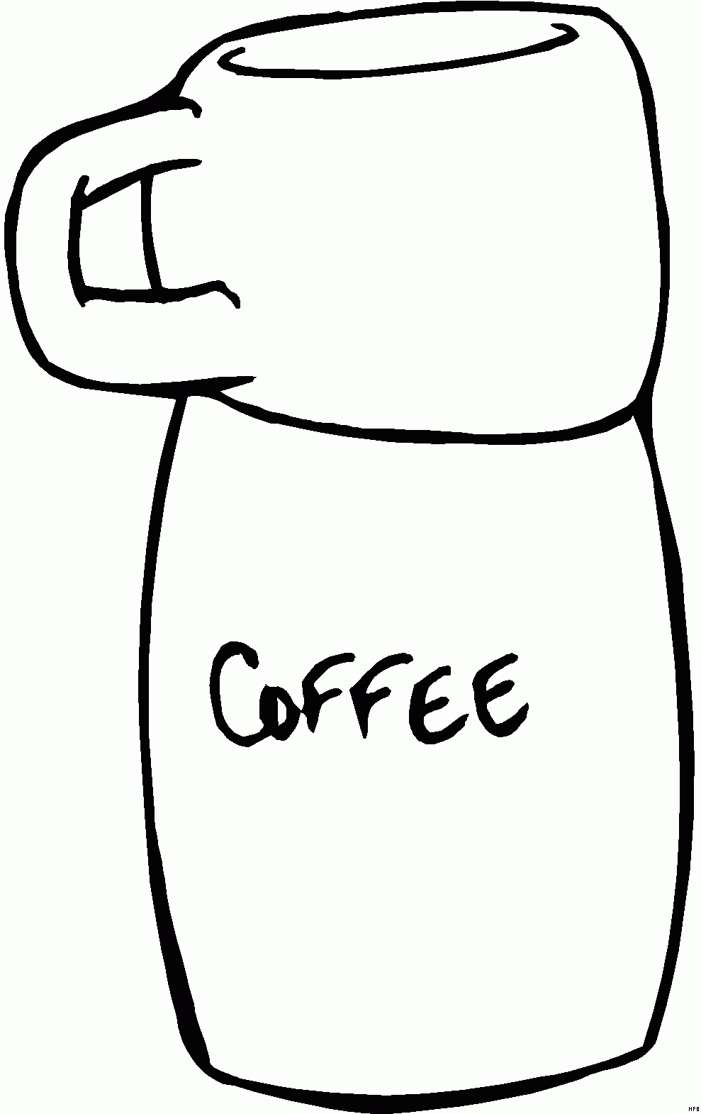 Kaffeetasse Ausmalbild &amp; Malvorlage (Comics) über Malvorlage Kaffeetasse