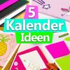 Kalender 2018 Gestalten 5 Ideen Für Diy Planner Setup | Filofax Diy  Inspiration Basteln Deutsch innen Kalender Zum Basteln