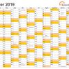 Kalender 2019 Zum Ausdrucken. Gratis Vorlagen Zum Download bei Kostenlose Kalender Zum Ausdrucken