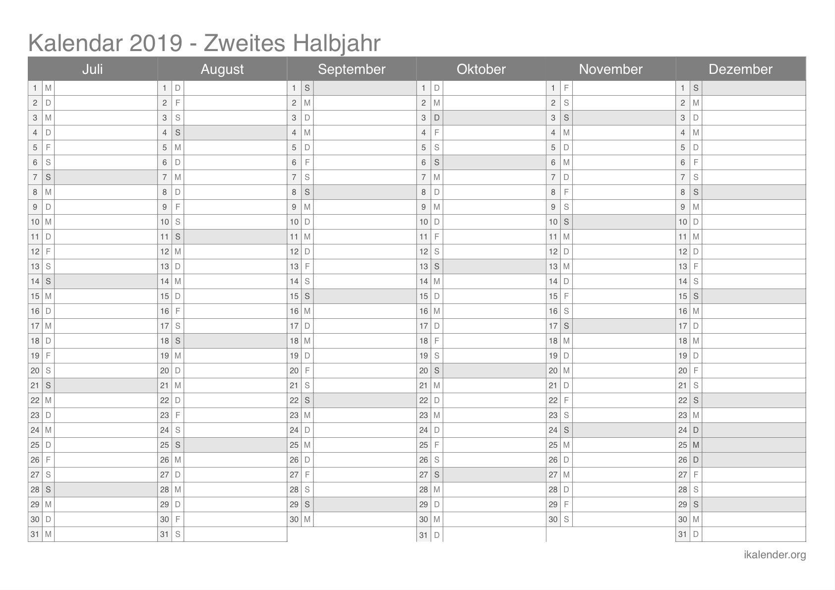 Kalender 2019 Zum Ausdrucken - Ikalender in Monatskalender Zum Ausdrucken Kostenlos