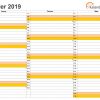 Kalender 2019 Zum Ausdrucken - Kostenlos bestimmt für Quartalskalender Zum Ausdrucken