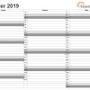 Kalender 2019 Zum Ausdrucken - Kostenlos für Quartalskalender Zum Ausdrucken