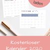 Kalender 2020 Zum Ausdrucken – Kostenlos! • Feelgoodmama in Bastelkalender Zum Ausdrucken