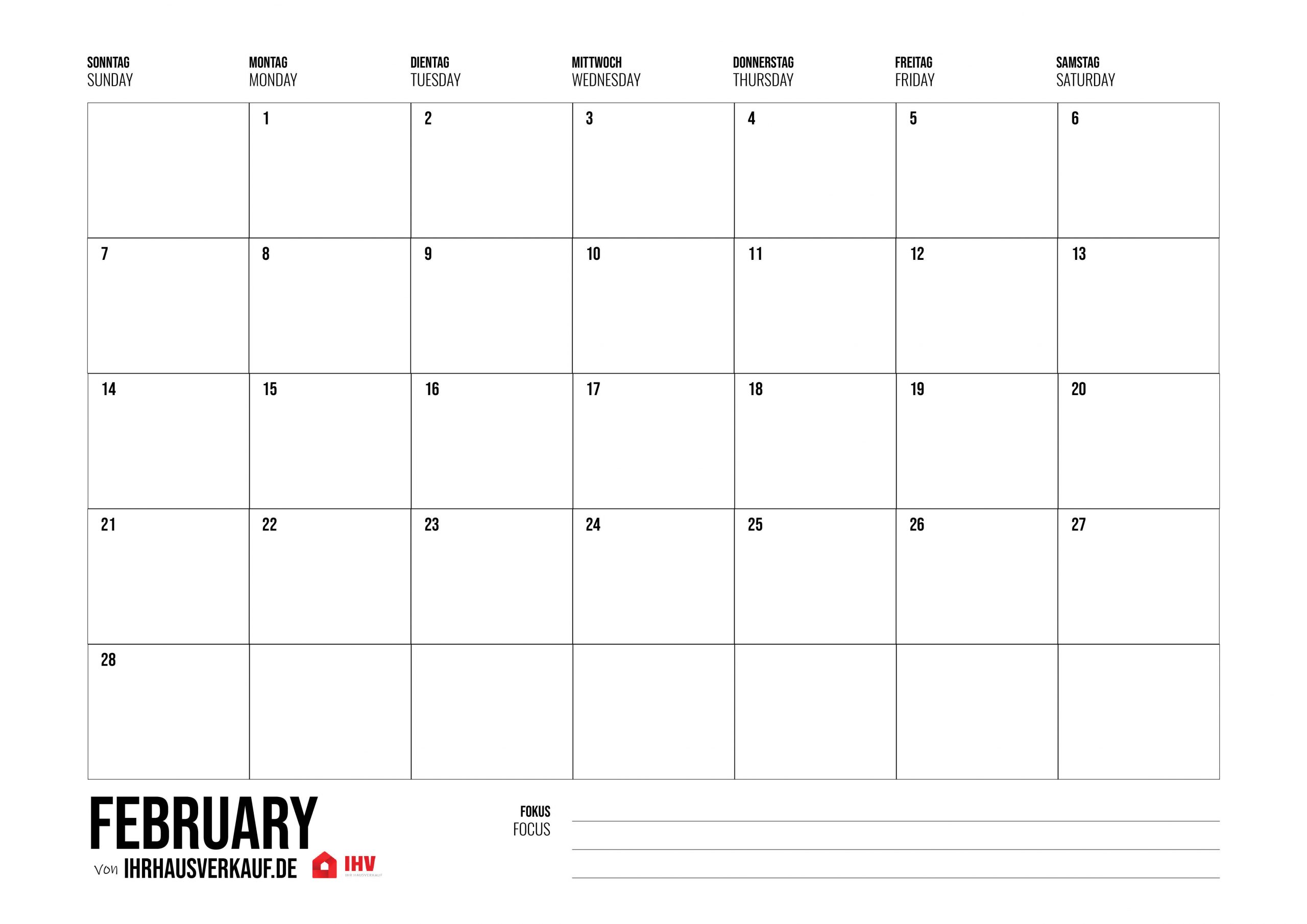 Kalender 2021 Zum Ausdrucken: Alle Monate Und Wochen Als Pdf ganzes Monatskalender Zum Ausdrucken Kostenlos