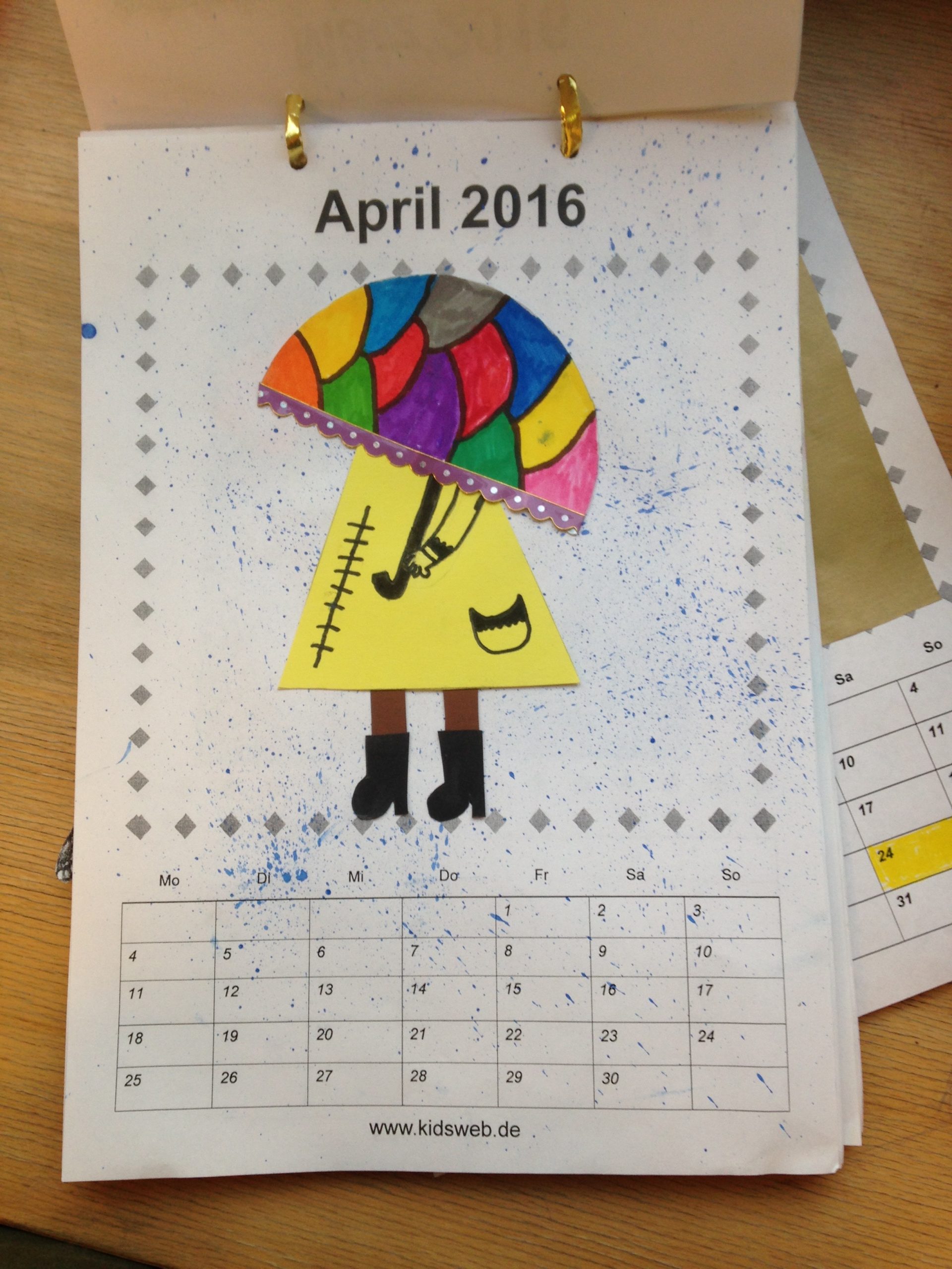 Kalender – Aris Grundschulblog in Kidsweb Kalender