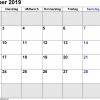 Kalender September 2019 Als Pdf-Vorlagen innen Kalenderblatt Monat
