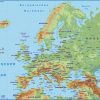 Karte Von Europa (Übersichtskarte / Regionen Der Welt mit Europakarte Mit Hauptstädten Zum Ausdrucken