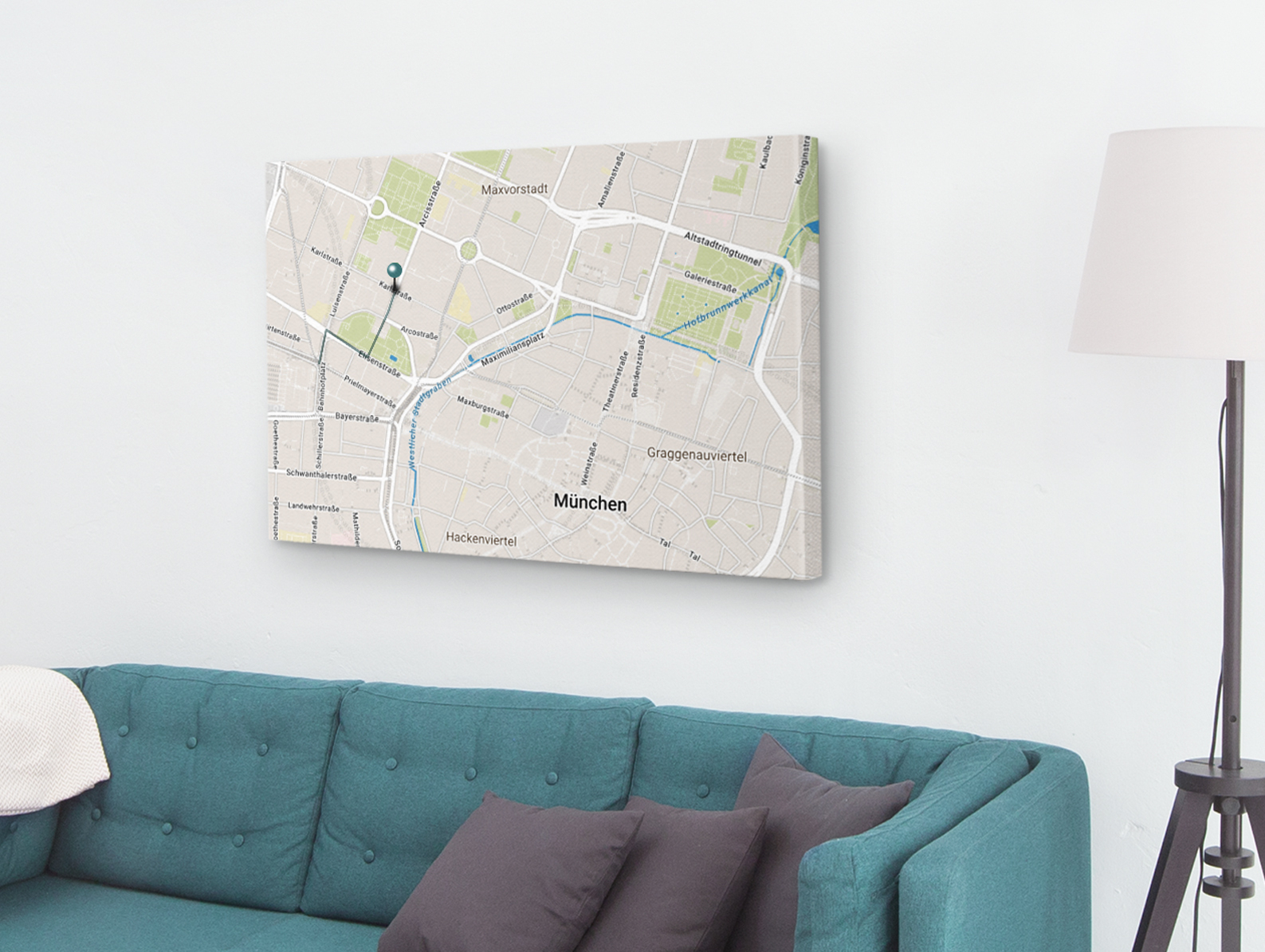 Karten Drucken Lassen Mit Openstreetmap - Myposter Magazin mit Landkarten Drucken