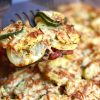 Kartoffel Zucchini Gratin Auf Hackfleisch Mit Käse Überbacken bei Zucchini Mit Hackfleisch Und Käse Überbacken