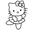 Katze Zeichnen Und Malen Hello Kitty Glitter | Künstlerische Farben Für  Kinder in Hello Kitty Zeichnen
