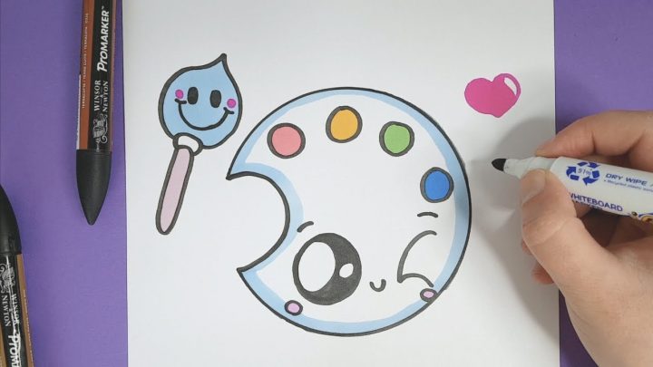 Kawaii Farbpalette Selber Malen - Einfach Und Süß mit Bilder Zum Selber Malen