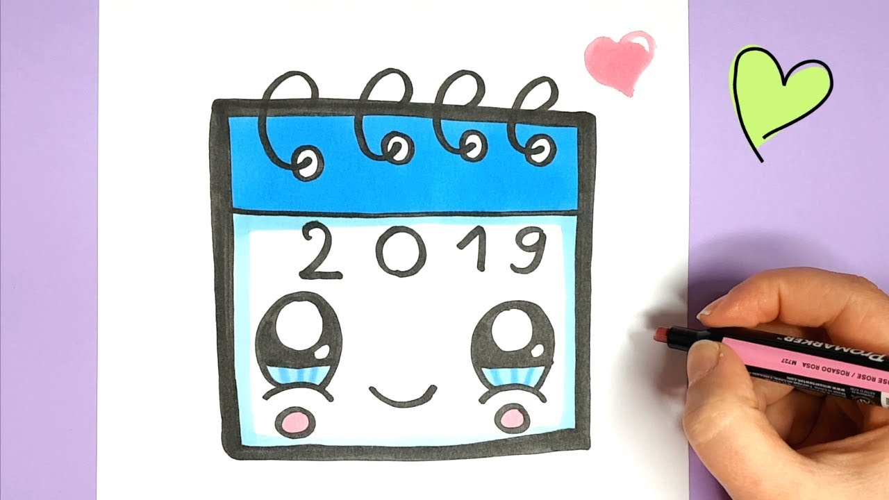 Kawaii Kalender Malen - Einfach Und Süß bei Sachen Zum Malen