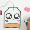 Kawaii Teebeutel Selber Malen - Einfach - Watch Video (Mit bei Leichte Bilder Zum Nachzeichnen