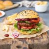 Kidneybohnen Burger bei Vegetarische Burger Kidneybohnen Haferflocken
