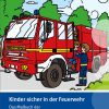 Kinder Sicher In Der Feuerwehr: Malbuch Der Feuerwehr für Malbuch Feuerwehr