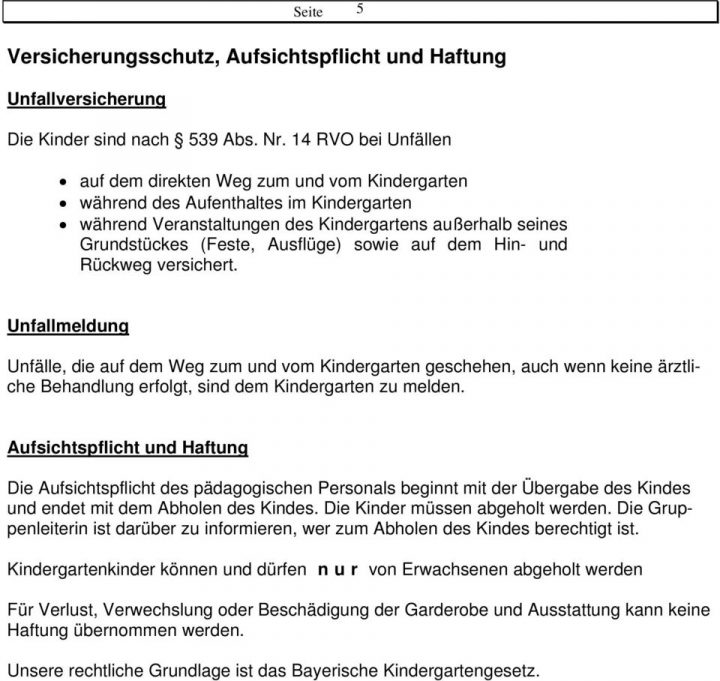 Aufsichtspflicht Im Kindergarten Gesetz - kinderbilder.download