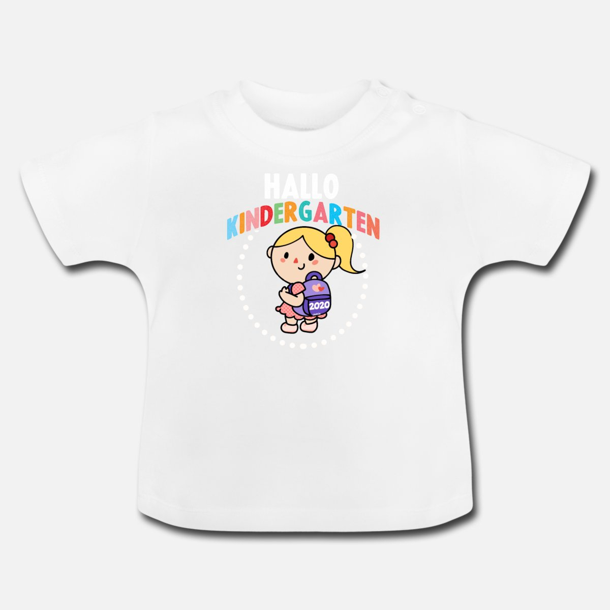 Kindergarten Start Anfang Kindergartenkind 2020 Baby T-Shirt - Weiß verwandt mit T-Shirt Kindergartenkind