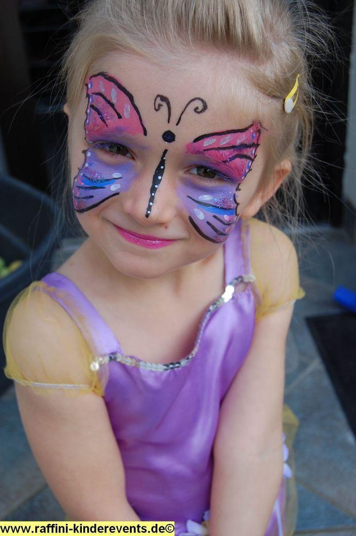 Kinderschminken-Schmetterling-6 (1000×1504 In 2020 (Mit bei Kinderschminken Schmetterling Einfach