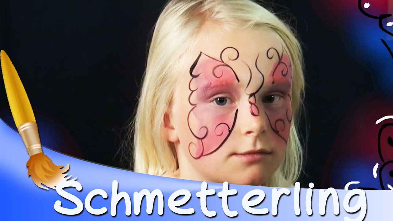Kinderschminken Schmetterling Gesicht Tutorial || Hd mit Kinderschminken Schritt Für Schritt Anleitung