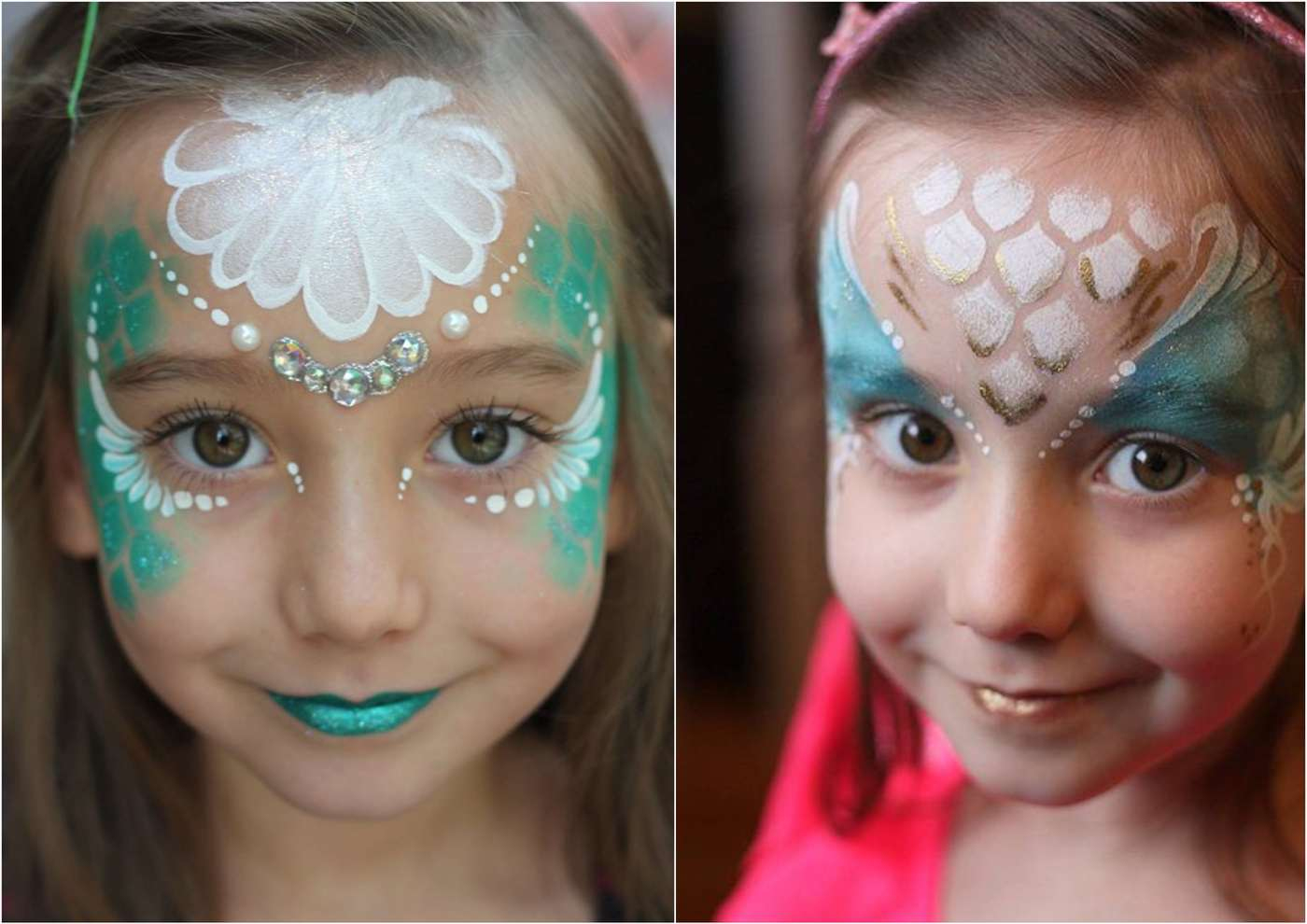 Kinderschminken Vorlagen Für Gesichtsbemalung - Einfach Und Süß verwandt mit Kinderschminken Schmetterling Vorlagen Gratis