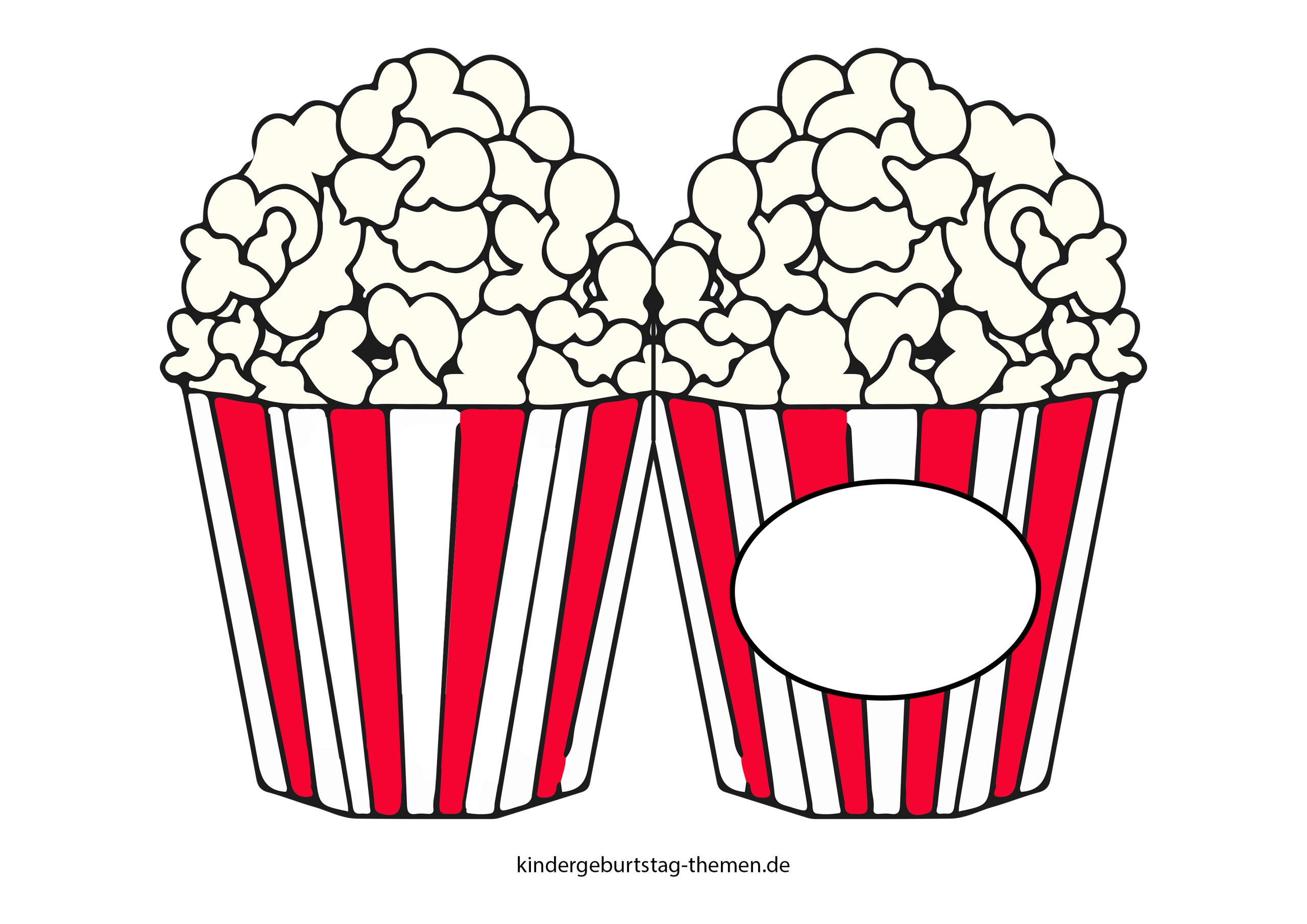 Kino Einladung: Druckvorlage Für Popcorn Karte Und Filmklappe in Filmklappe Einladung Vorlage Kostenlos