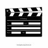 Kino Einladung: Druckvorlage Für Popcorn Karte Und Filmklappe in Filmklappe Einladung Vorlage Kostenlos