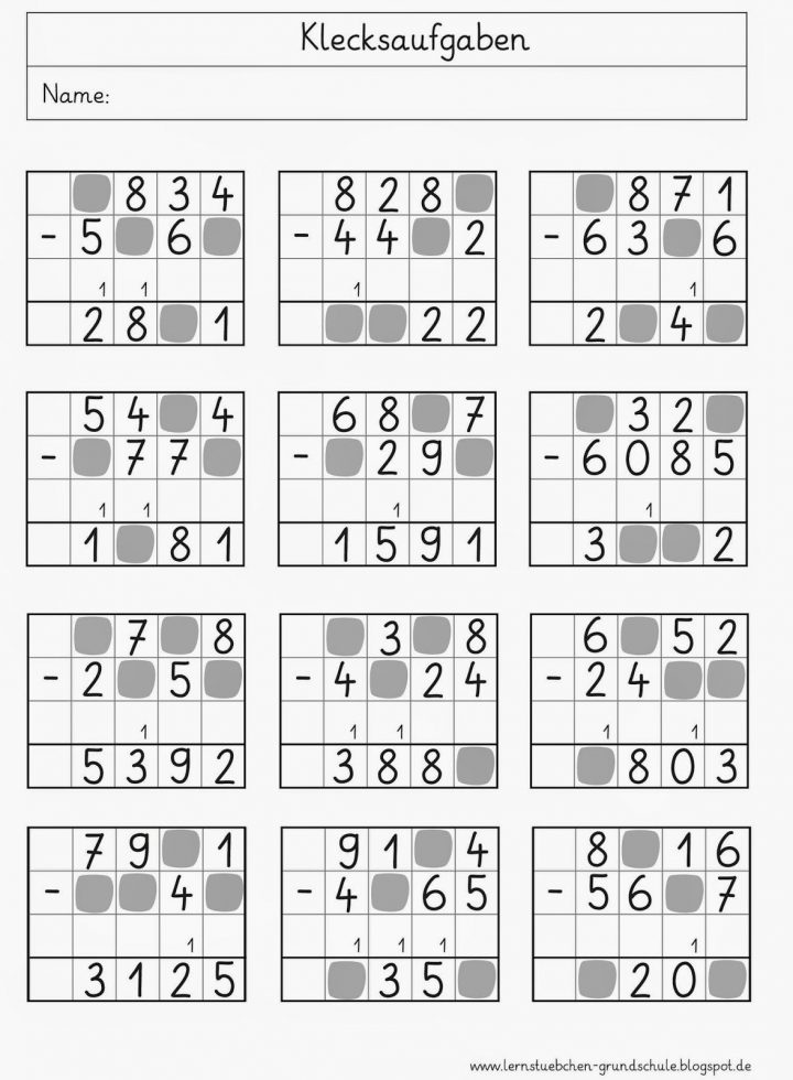 Klecksaufgaben (Mit Bildern) | Mathematikunterricht, Lernen Verwandt ...